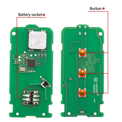 KEYDIY KD ZB65-3 Universal Smart Remote Key 3 Buttons