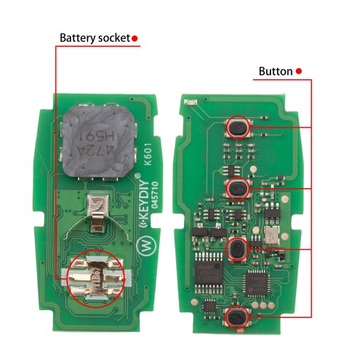 KEYDIY TIB67 Smart Key 3 Buttons With 8A 4D Chip Type Transponder For Subaru