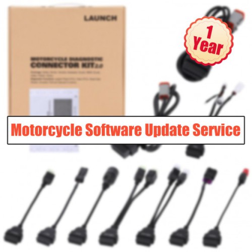 LAUNCH Motorcycle Diagnostic Connector Kit 1 Year Update Service Renewal Card (No Adapter Include)