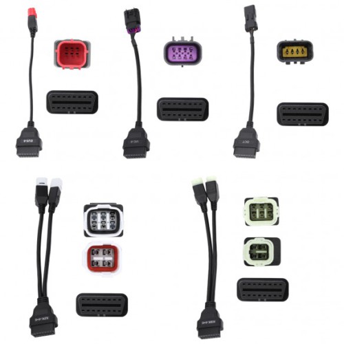 LAUNCH Motorcycle Diagnostic Connector Kit Configuration 2.0 (without prepaid cards)