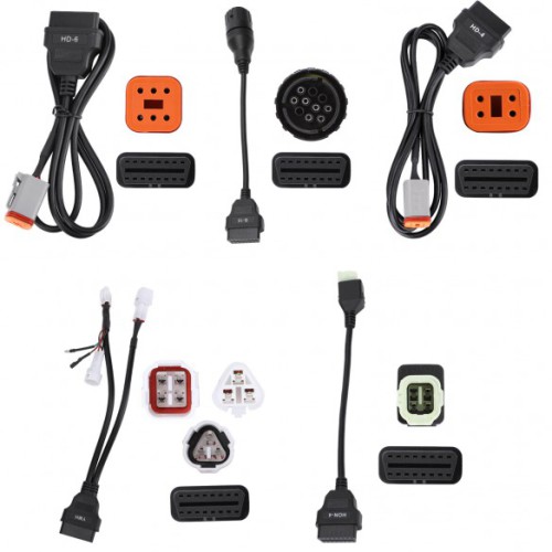 LAUNCH Motorcycle Diagnostic Connector Kit Configuration 2.0 (without prepaid cards)