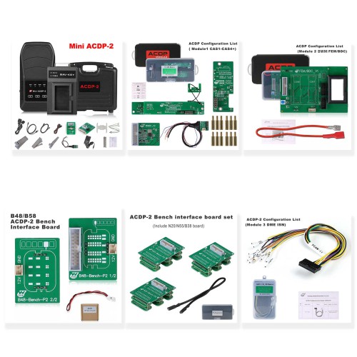 Yanhua ACDP 2 BWM IMMO Package with Basic and Module 1/2/3 for BWM CAS FEM/BDC Add Key All-key-lost FEM/BDC Restore