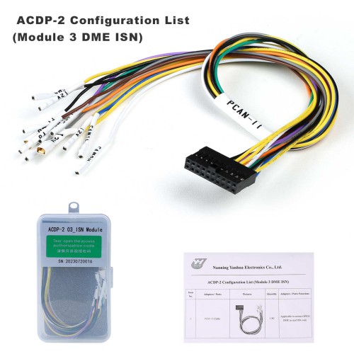 Yanhua ACDP 2 BWM IMMO Package with Basic and Module 1/2/3 for BWM CAS FEM/BDC Add Key All-key-lost FEM/BDC Restore