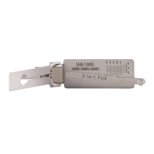 LISHI 1646 Civilian Tool 2-in-1 Pick & Decoder for National CompX Mailbox Locks C9200 /C8700 /1646 /1069L