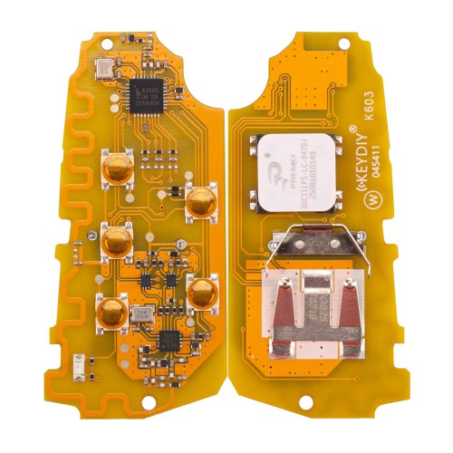Keydiy FGB25-5 MQB49 5C 5D Key PCB with Key Shell 3-Button