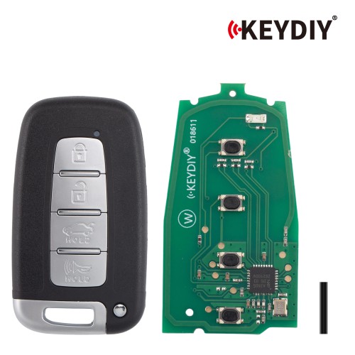 KEYDIY KD ZB04-4 Universal Smart Remote Key 3+1 Buttons (Right Slot) Hyundai Type 5pcs