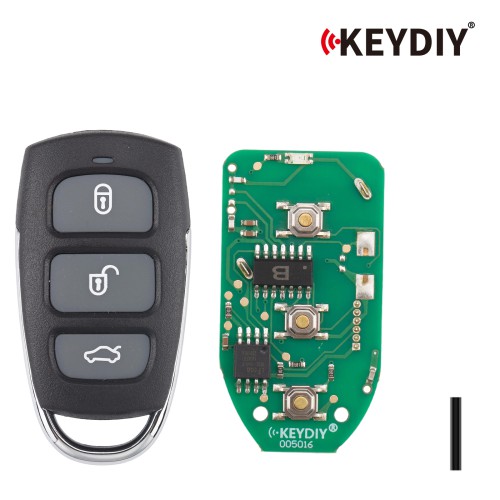 KEYDIY KD B20-4 Universal Remote Key 3+1 Buttons for Hyundai Azera Type 5PCS