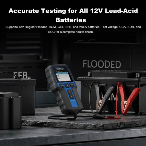 TOPDON BT200 12V Battery & 12V/24V System Tester