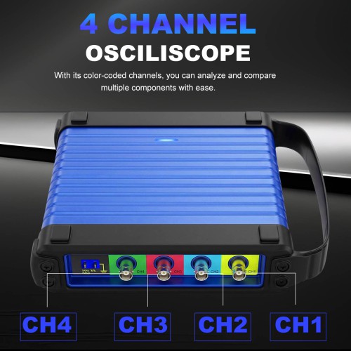 TOPDON Phoenix Scope 4 Channel Oscilloscope with Accessories Works with Phoenix Tools