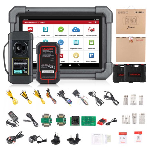 LAUNCH X431 IMMO PLUS Key Programmer 3-in-1 IMMO Clone Diagnostics Functions 2 years Free Update EU/UK Version