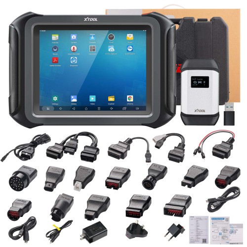 XTOOL D9S Smart Diagnostic Tool Scanner Full-System Diagnostic Support DoIP & CAN FD  Wifi & Wired Connection