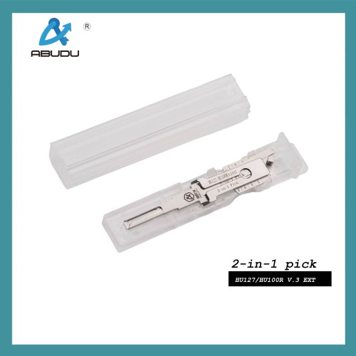 Abudu ABUDU HU127-HU100R Inner Mill Two-Track Unlocking and Reading Tool, Tooth Depth (8-cut) IC CARD: 1360