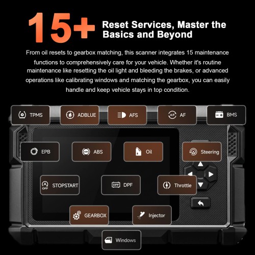 TOPDON ArtiDiag700 Supports Full-system Diagnostic, 15 Reset Services, AutoVIN, Real-time Data Streaming