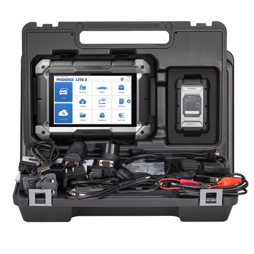 TOPDON Phoenix Lite3 OE-Level Scan Tool, 35 Service Functions, 8", Bi-Directional Controls, CANFD