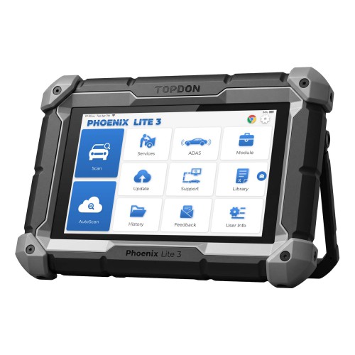 TOPDON Phoenix Lite3 OE-Level Scan Tool, 35 Service Functions, 8", Bi-Directional Controls, CANFD