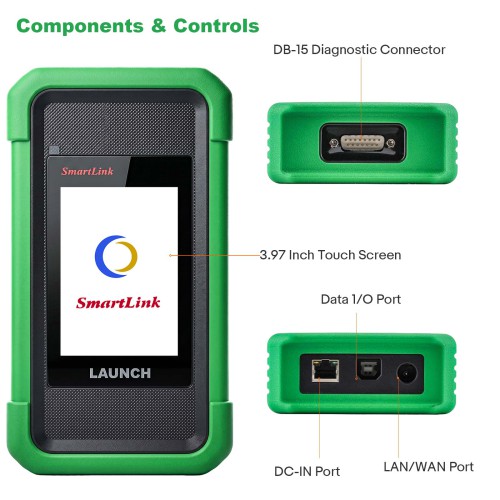 LAUNCH X-431 PRO3S+ EV Diagnose Tool for EV Diagnostics & Battery Pack Analysis Supports Topology 40+ Service Functions CAN FD DoIP