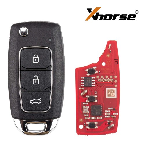 XHORSE XKHY25EN Universal Remote Key 3 Buttons Knife Style 5PCS