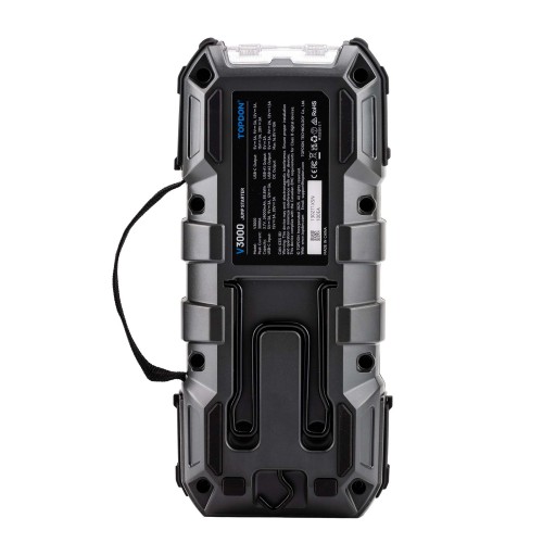 TOPDON V3000 Battery Jump Starter, 3000 Peak Amp, Power Bank & Flashlight