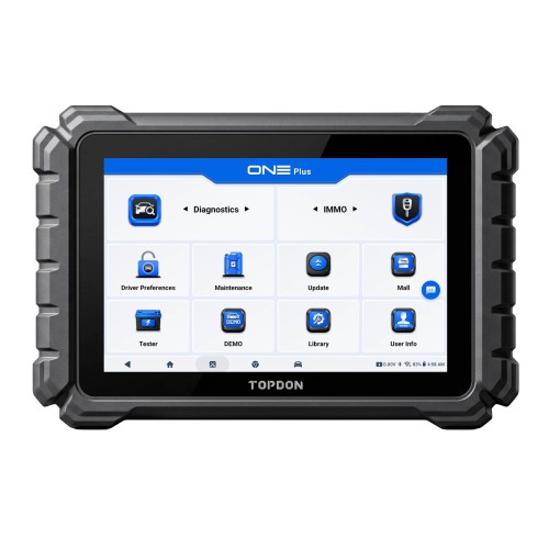 TOPDON ONE PLUS Professional Automotive Diagnostic Tool Supports Hidden Functions Activation, 50+ Maintenance Functions, Battery Testing