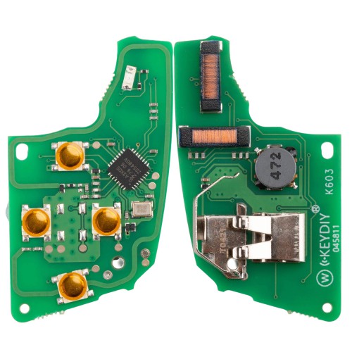 KEYDIY DZ-ZB15-4 Smart Key Board Only Without Shell 4 Buttons for Volkswagen 5C