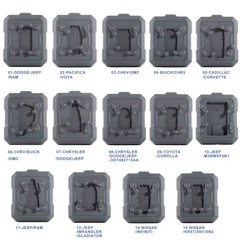 CGDI 28-piece Adapter Set (Includes Numbers 1-30, Excluding 13 & 21)