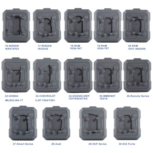 CGDI 28-piece Adapter Set (Includes Numbers 1-30, Excluding 13 & 21)