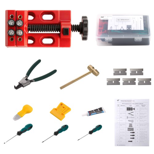 YANHUA Vtool 5C/5D Key Cutting Kits for Volkswagen, for Audi, for Porsche 5C/5D Key Shells Easy Removal