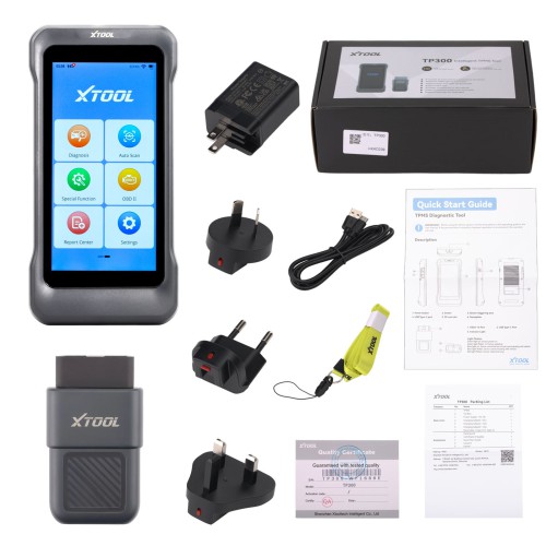 XTOOL TP300 Handheld Automotive TPMS Diagnostic Tool, Supports 8 Special Functions, 5 Systems Diagnoses, 22 Kinds of Language