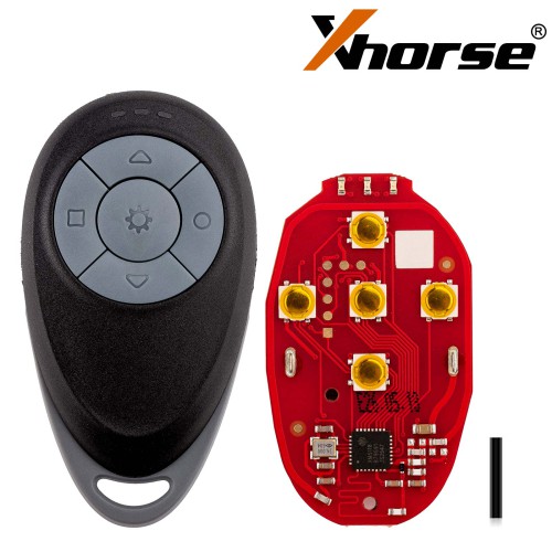 XHORSE XKGTF1EN VVDI All-In-One Garage Remote 5 Buttons Control 3 Garage Doors Simultaneously 5PCS