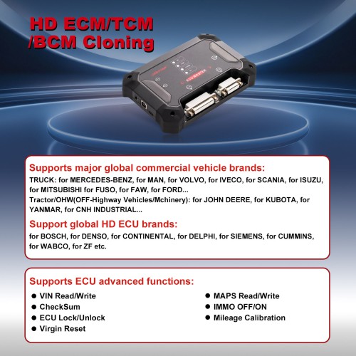 OBDSTAR ECU Master Configuration C for HD ECM TCM BCM