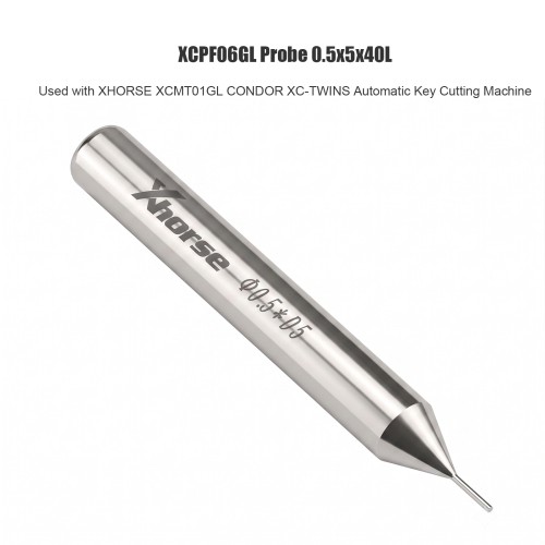 XHORSE XCPF06GL Probe 0.5x5x40L Used with XHORSE XCMT01GL CONDOR XC-TWINS Automatic Key Cutting Machine