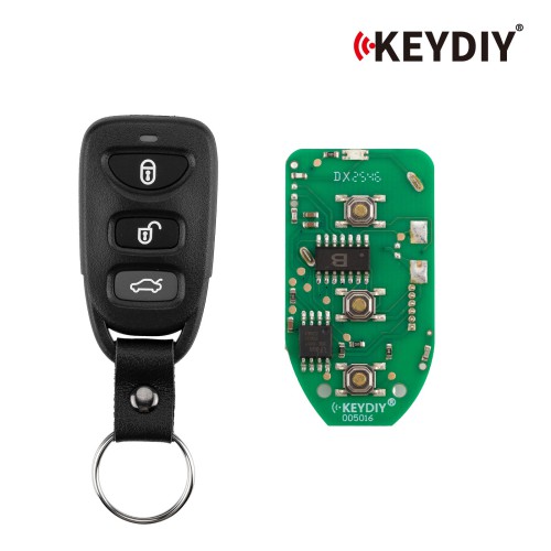 KEYDIY KD B09-4 Universal Remote Key 3+1 Buttons for Hyundai KIA Type 5PCS