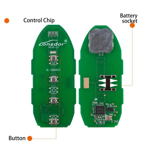 Lonsdor NS30-21NS30 for Nissan/Infiniti Smart Key 4 Buttons Supports ID46 ID47 ID4A