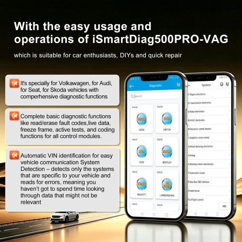 VIDENT iSmartDiag500PRO-VAG
