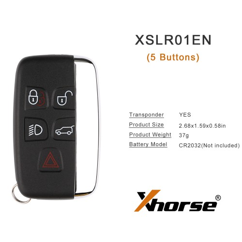 XHORSE XSLR01EN LU.H Style XM38 Universal Smart Key 5pc/lot