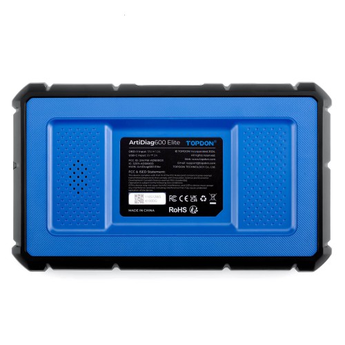 TOPDON ArtiDiag600 Elite Supports Full OBD2 Functions, All-System Diagnostics, CAN-FD, for Renault SGW, for FCA SGW, with 2-Year Free Updates