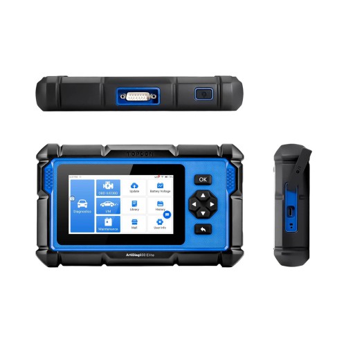 TOPDON ArtiDiag600 Elite Supports Full OBD2 Functions, All-System Diagnostics, CAN-FD, for Renault SGW, for FCA SGW, with 2-Year Free Updates