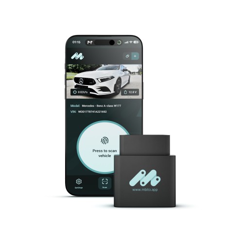 (EU Ship)MBito OBD Device + 20 credits Supports Diagnostics, Maintenance, Coding, Enable Hidden Features for Mercedes