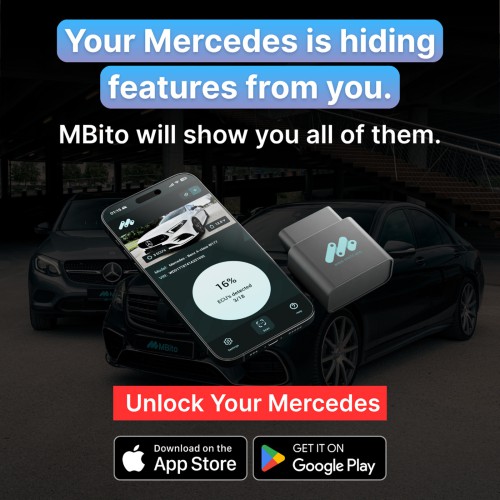 (EU Ship)MBito OBD Device + 20 credits Supports Diagnostics, Maintenance, Coding, Enable Hidden Features for Mercedes