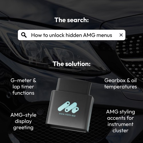 (EU Ship)MBito OBD Device + 20 credits Supports Diagnostics, Maintenance, Coding, Enable Hidden Features for Mercedes