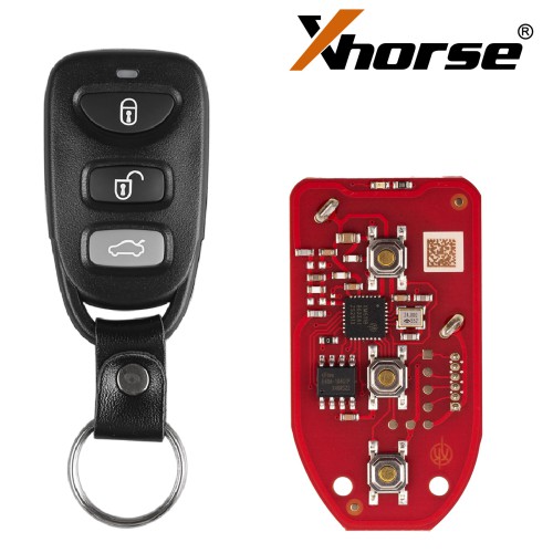 XHORSE XKHY20EN Hyundai Type 3 Buttons Second Generation Universal Remote Key 5pcs