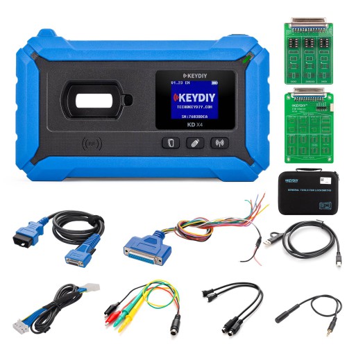 KEYDIY KD-X4 5-in-1 Key Programmer Combines KD Max, KD Mate and KD Mini Prog Supports MQB MLB BMW BDC2 BDC3 IMMO Free Send DB25 cable