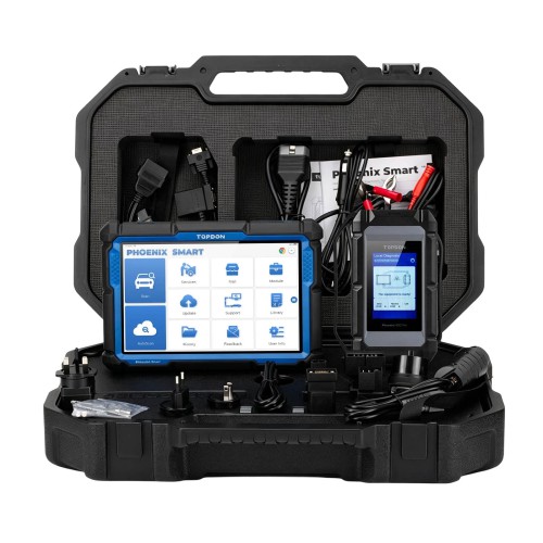 TOPDON Phoenix Smart OBD2 Diagnostic Scanner 10.1" – OE-Level, ECU Coding, Cloud Programming, J2534/DoIP/CAN FD, 41 Service Functions