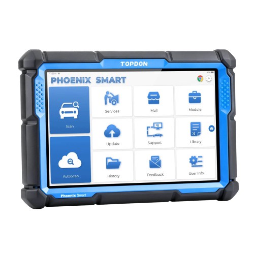 TOPDON Phoenix Smart OBD2 Diagnostic Scanner 10.1" – OE-Level, ECU Coding, Cloud Programming, J2534/DoIP/CAN FD, 41 Service Functions
