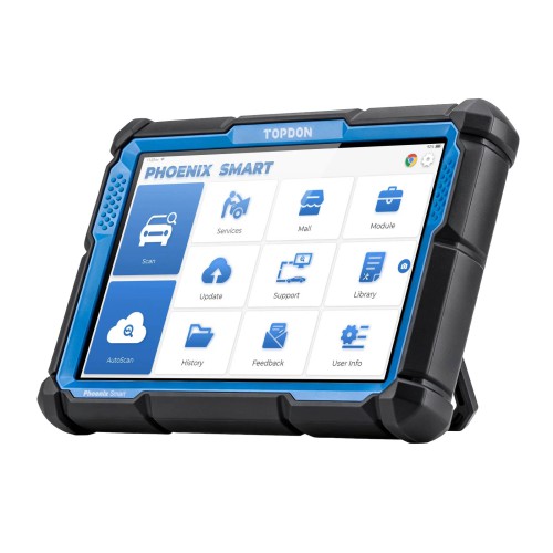 TOPDON Phoenix Smart OBD2 Diagnostic Scanner 10.1" – OE-Level, ECU Coding, Cloud Programming, J2534/DoIP/CAN FD, 41 Service Functions