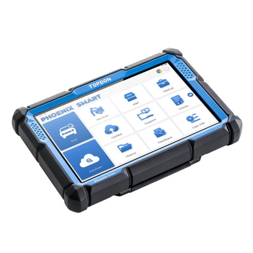 TOPDON Phoenix Smart OBD2 Diagnostic Scanner 10.1" – OE-Level, ECU Coding, Cloud Programming, J2534/DoIP/CAN FD, 41 Service Functions