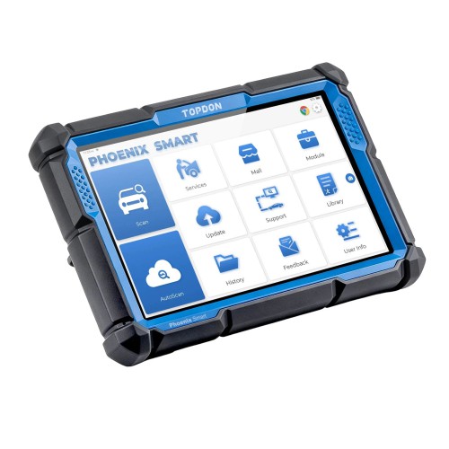 TOPDON Phoenix Smart OBD2 Diagnostic Scanner 10.1" – OE-Level, ECU Coding, Cloud Programming, J2534/DoIP/CAN FD, 41 Service Functions