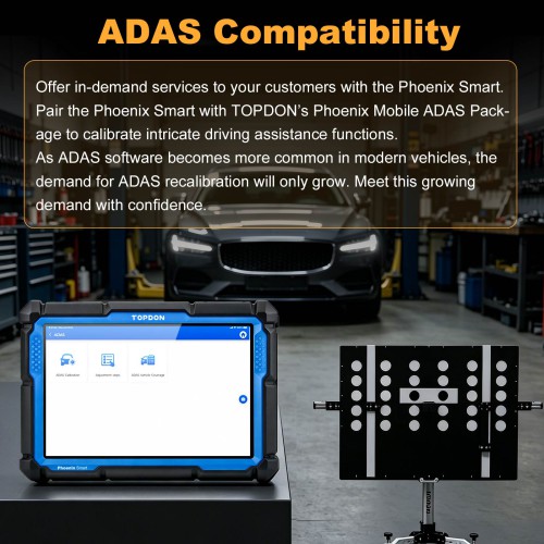 TOPDON Phoenix Smart OBD2 Diagnostic Scanner 10.1" – OE-Level, ECU Coding, Cloud Programming, J2534/DoIP/CAN FD, 41 Service Functions