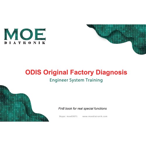 ODIS Original Factory Diagnosis — Engineer System Training Ebook
