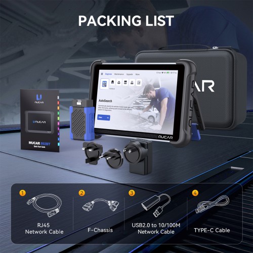 THINKCAR MUCAR 892BT Supports BT Wireless, 35+ Reset Services, AI Intelligent Diagnostic, Free Lifetime Upgrades